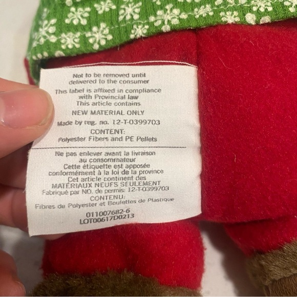 Vintage Starbucks Bearista Bear Plush Holiday Mouse Writer 2010 97th Edition - Picture 8 of 8